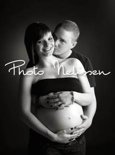portrait photo studio femmes enceintes et bebe